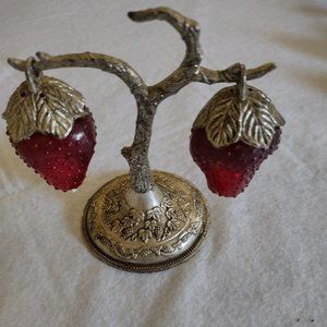1950's Hanging strawberries Salt & Pepper shakers
